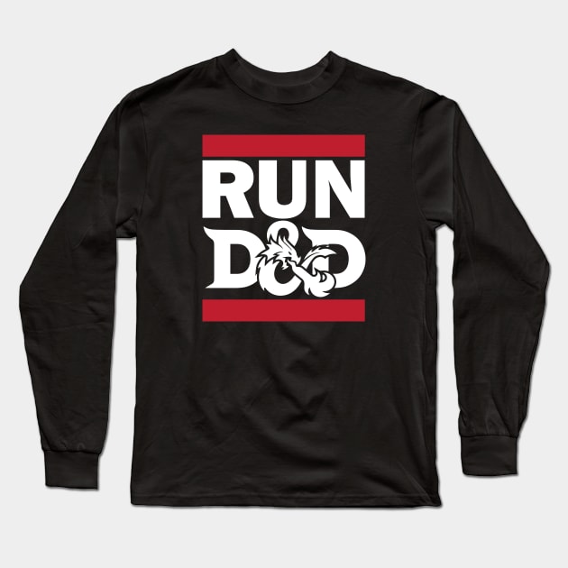 RUN D&D Long Sleeve T-Shirt by JP